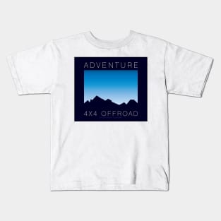 4x4 Offroad Adventure - Blue Skies Kids T-Shirt